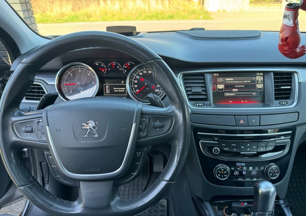 Peugeot 508 cena 52999 przebieg: 216000, rok produkcji 2015 z Gniezno małe 562